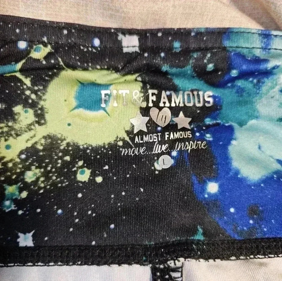 Fit & Famous Leggings Women's Size Large Athleisure Active Sportswear Fitted - Picture 5 of 5